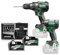 HiKOKI Akku-Combo-Kit KC18DCWBZ (1x Akku Schlagschrauber WH18DC 18V, Brushless, 210 Nm und THT) (1x Akku Schlagbohrschrauber DV18DC 18V, Brushless, 140 Nm und RFC) alles im Transportkoffer