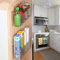 HQahnekme 2 pieces Kitchen Cabinet Door Storage Box, Self-Adhesive Wall Mounted Kitchen Cupboard Organisers, Cupboard/Bathroom/Fridge Organiser Storage Box. (2pcs,Acrylic)