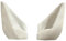 1 paio di impugnature compatibili per Rog Ally, console Gamepad con impugnatura modificata e copertura per stand (bianco)