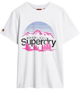 Superdry Herren Great Outdoors T-Shirt mit Grafik Optik XXL