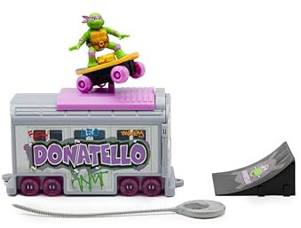 TEENAGE MUTANT NINJA Turtles | Donatello Switch Kick U-Bahn-Launcher | TMNT Actionfigur Classic Edition, Alter 3+ Geschenke & Spielzeug