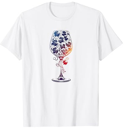 Sommelier et verre à vin T-Shirt
