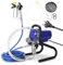 SIUKE Spruzzatore, Spruzzatore airless professionale ad alta pressione Macchina per verniciatura a spruzzo elettrica Strumento di verniciatura multiuso Attrezzatura per il miglioramento della casa