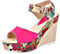 TYUIOP Sandali Neri Donna Sandali Estivi Donna Comodissima Ciabatte Arco Plantare Donna Ciabatte In Sughero Uomo Scarpe Con Zeppa Donna Sandali Zeppa Corda Rosa Ciabatte Infradito