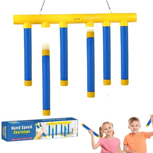 Winnsell Catching Sticks Game - Drop It Catch It Win It Reaction Game - Multifunctional Falling Sticks Toy for Kids & Adults - Perfect for Birthday & Bachelorette Parties