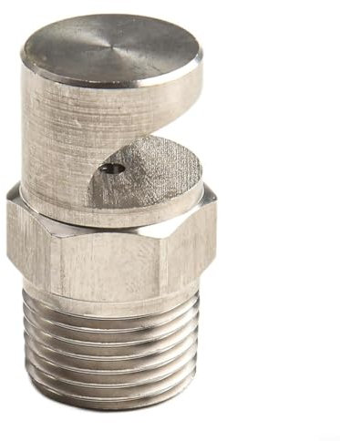 Snowchecking Wide Angle Flood Jet Flat Fan Spray Tip Nozzle,1/2BSP 304 Stainless Steel High-pressure K-type Wide-angle Fan-shaped Nozzle 