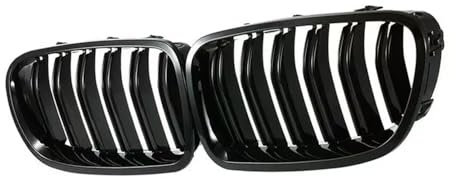 Fuicotto Auto Kühlergitter Auto Front Niere Grill Für BM&W Für 5 Serie F10 F11 F18 520d 530d 540i 2010 2011 2012 2013 2014 2015 2016 Dual Lamellen Grill