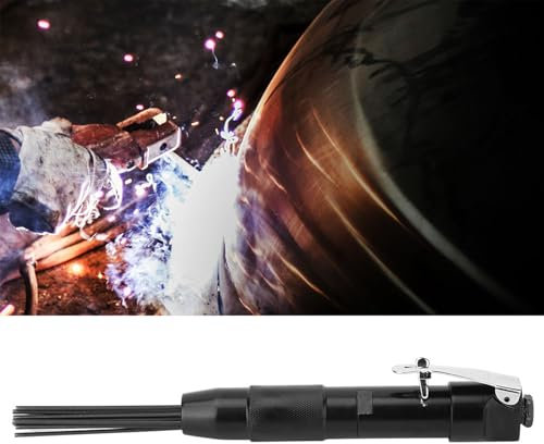 SustVita Air Needle Scaler, 12 - Needle Deburring Tool, Powerful Air Pneumatic Oxidatio Remover and Cleaning Device for Heavy - Duty Applications