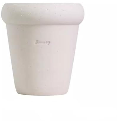 ADERFETBI Maceteros Decorativos Interior Maceta Grande De Cerámica Simple con Patas Altas, Maceta De Barro Blanco, Planta Grande, Maceta De Cerámica Tosca Macetero