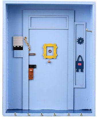 Hxhsgmeh con Cornice per Porta, Carino Regalo per la Casa, Ganci per Chiavi Fatti A Mano, Parete Decorativa per la Casa Vintage, Organizer per Durevole