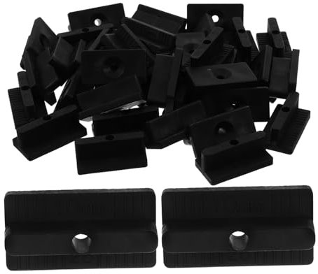 Holibanna Lot De 200 Fixations Pour Plancher En Bois Et Plastique Vis Cachées Pour Terrasse Garde-Corps Fixations Pour Contremarches Fixations Cachées Avec Vis Entretoises