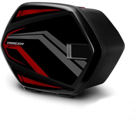 Az Graphishop - Adhesivos para maleta compatible con Yamaha Tracer 900 GT 2018-2020 Touring VT-900GT(NWS) (Raven Black)