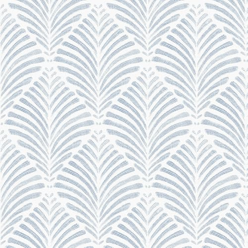 Yomshi Sticky Back Plastic Roll, Blue Vinyl Wallpaper Modern Geometric Wallpaper Self Adhesive Contact Paper for Furniture Wall Bedroom Removable Waterproof Easy to Clean 44 ×300 cm