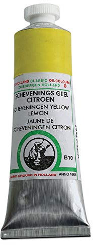 Old Holland Ölfarbe – Klassische Farben 40 MLS – 164 Künstlerfarben B10 Scheveningen Yellow Lemon
