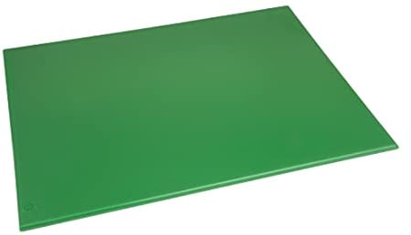 Hygiplas Large High Density Green Chopping Board for Salad & Fruit - 60x45cm