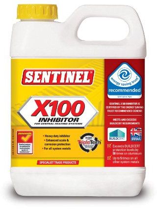 Sentinel X100L-1L-GB NA 1 Litre Bottle of X-Range X100 Inhibitor