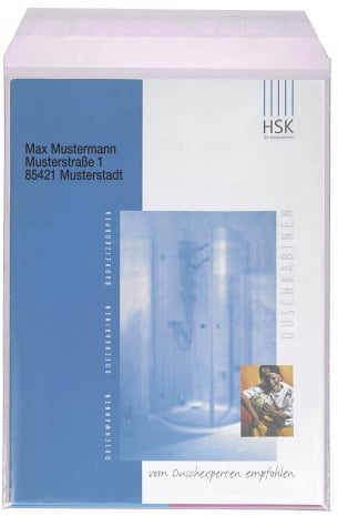 docuCARE® Folienversandtaschen transparent DIN A4