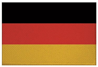 U24 Aufnäher Deutschland Fahne Flagge Aufbügler Patch 9 x 6 cm