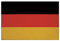 U24 Aufnäher Deutschland Fahne Flagge Aufbügler Patch 9 x 6 cm