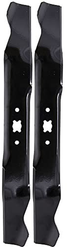Lot de 2 lames de mulching OEM Cub Cadet 48,3 cm S 942-0739 pour tondeuses à gazon autoportantes, 742-0739