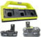 Ryobi 18-Volt ONE+ SuperCharger and 2 Lithium-Ion Batteries Kit