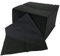 sellaviva Cocktail-Servietten Schwarz - 1/4 Falz 24x24, 2lagig - Zellstoff Einwegservietten - Farbe: Schwarz unifarben - Untersetzer für Drinks oder für BBQ, Feiern, Party - 100 Stück
