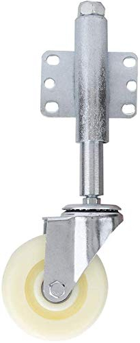 Tor Rad Mit Federung, 4 Zoll Nylon Tor Rad Gefederte Lenkrolle Heavy Duty 440lbs Tragfähigkeit, Federrad Für Tor