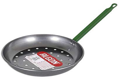 Algon Bratpfanne für Kastanien (Durchmesser 28 cm)