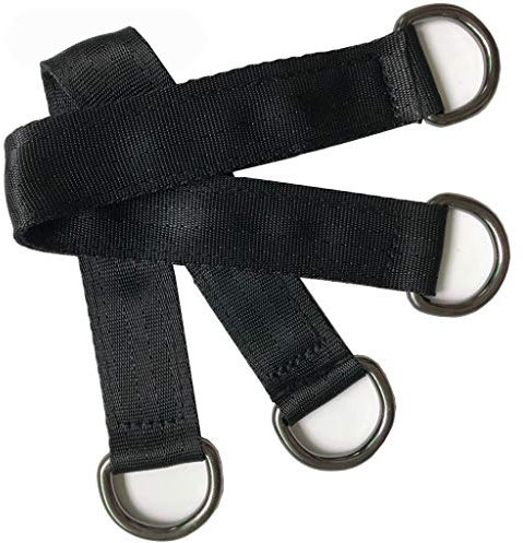 AIVOOF Tree Swing Straps, 2 PCS 25cm / 9.8inches Tree Swing Hanging Kit Heavy Duty Hanging Straps Holds 440 lbs Perfect for Hammock, Plank