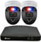 Swann Home DVR Security Camera System with 1TB HDD, 2 Camera 4 Channel, 1080p Full HD Video, Indoor & Outdoor Wired CCTV, Colour Night Vision, Heat Motion Detection, Spotlights, Flashing Lights