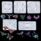 FineInno 5 Stück Epoxidharz Formen Halloween Silikonform Gießform Giessformen DIY Teufels Frühling Sommer Schmuck Engel Schmetterling Anhänger ﻿