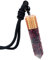 mookaitedecor Garnet Crystal Point Pendent Necklace for Women Men, Resin Healing Crystal Chip Necklace Red Crystal Pendulum Necklace Hexagonal Semi Precious Stone Reiki Chakra Spiritual Gift
