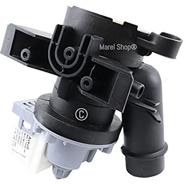 Marel Shop® - Pompa Elettropompa di Scarico per Lavatrice compatibile con Candy Hoover Zerowatt per Modelli: AWI64121 - BKWD6121 - BWF514I - CAW7000 - CDB475D07