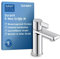 Duravit D-Neo Waschtischarmatur, Größe M (Auslauf Höhe 110 mm). Wasserhahn Bad in Chrom