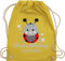 Turnbeutel Rucksack - Kita Beutel Wechselsachen Mädchen - Wechselkleidung Marienkäfer - Unisize - Gelb - stoffbeutel wechselklamotten kindergarten kindergartentasche jungen