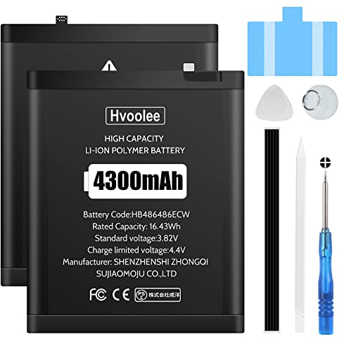 4300mAh Akku kompatibel mit Huawei P30 Pro/Mate 20 Pro HB486486ECW, Hoher Kapazität Li-Ion Polymer Battery Mate 20X 5G mit Reparaturset Akku-Austausch Ersatz Set