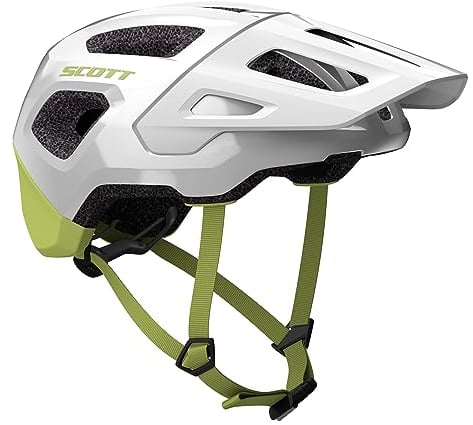 Scott Argo Plus MIPS MTB Fahrrad Helm weiß/gelb 2025: Größe: S/M (54-58cm)