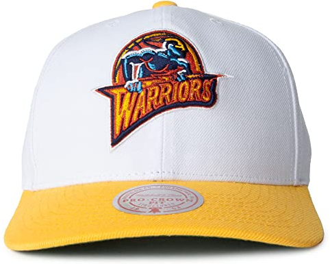 Mitchell & Ness NBA 2 Tone Baseballkappe - Golden State Warriors, verstellbar, Snapback