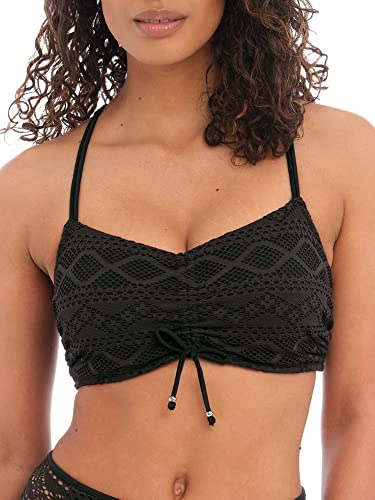 Freya Offbeat Decadence Bügel-BH mit seitlicher Unterstützung (402501), Schwarz, 85FF