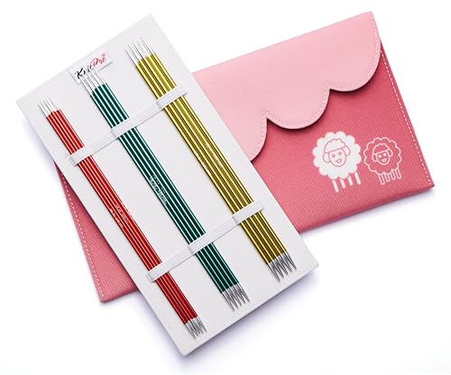 KnitPro Zing Starter Double Pointed Needle Set 6 (15cm) | 5 Sizes (2mm to 4mm)