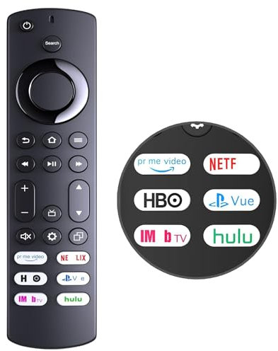 Replacement Voice Remote for All Insignia and Toshiba Smart TVs. Replacement TV Remote for Insignia/Toshiba TV
