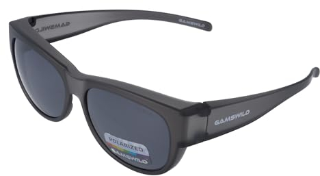 Gamswild WS4032 Überbrille Sonnenbrille Sportbrille Damen Herren Fahrradbrille Unisex | grau | braun | schwarz