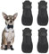 4 Stück Hundeschuhe Pfotenschutz Hunde Schuhe Outdoor atmungsaktiv Hundeschuhe Hundesocken Anti Rutsch für Füße mit Einer Breite von ca. 4,3 cm (M)