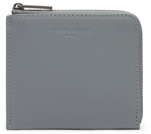 LIEBESKIND Berlin Leder Kartenetui Lou Calf Optic Nino Purse Grigio grau