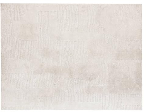 Tapis décoratif Ivoire Esprit berbère Motif en Relief 150 x 200 cm - Atmosphera