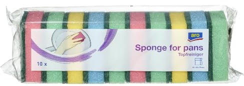 aro Topfreiniger mit Schwamm, farbig Sortiert, 10 StŸck