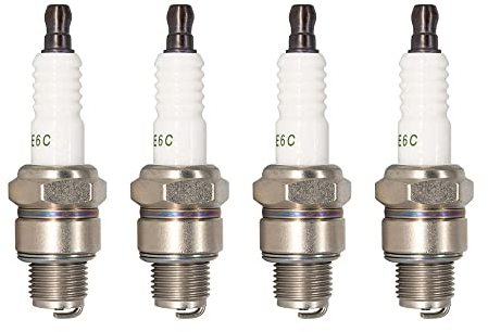 4PCS E6C Zündkerze Ersatz für B6HS/B6HSA Zündkerze, für W7AC Zündkerze, für 5933/L86CC Zündkerze, für W20F-U Zündkerze, OEM