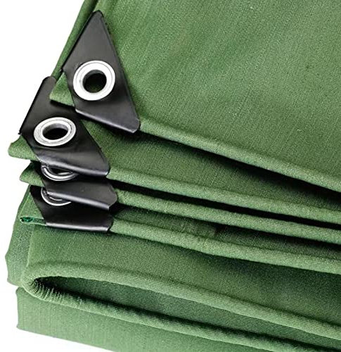 Lona de Lona Impermeable - Lona Verde con Ojales - Lona Resistente de 600 g/m2 para Muebles de jardín/Corral para Pollos/Troncos de Madera/Estanque de Peces/Cubierta de Piscina (Verde 2x3m)