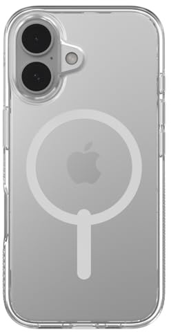 ZAGG Crystal Palace Snap Graphene-Reinforced Case for iPhone 16 Plus [6.7-Inch], MagSafe Compatible, Anti-Yellowing, Scratch-Resistant, Shockproof Phone Back Cover (Transparent)