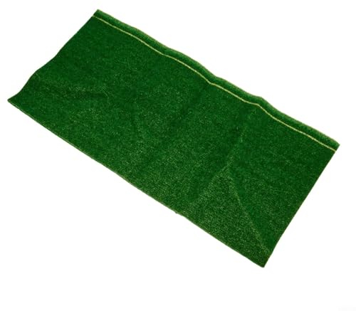 DIY Sandtisch Rasen, Handgefertigter Sandtisch Modell Gras, Gras Landschaft Matte Rollen Kriegsspiel Landschaft Sandtisch Eisenbahn Modell Zubehör (Dunkelgrün 50 x 50 cm)
